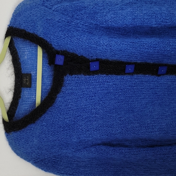 GORGEOUS VINTAGE HOLLY'S HANDKNIT SWEATER.  MADE IN ENGLAND. - Picture 5 of 16